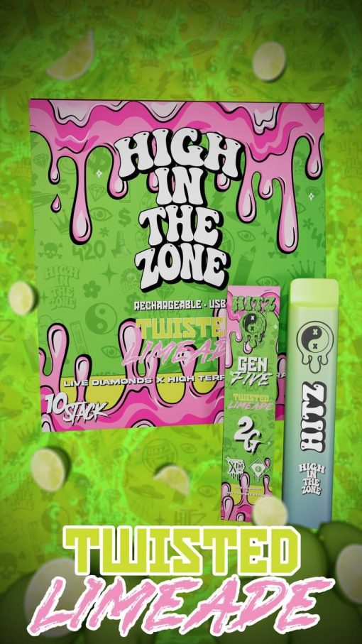 hitz disposable twisted lime ape