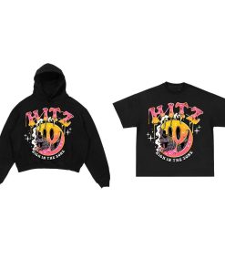 hitz sweater and t shirt black